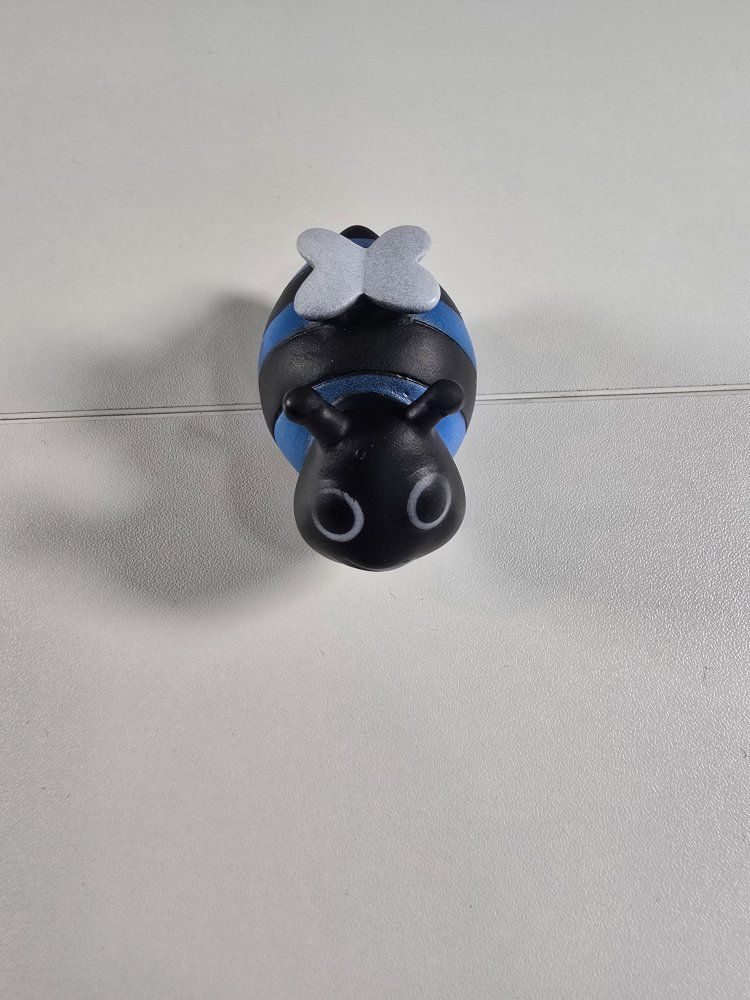 Cute Bee Bath Toy- Blue & Black Striped