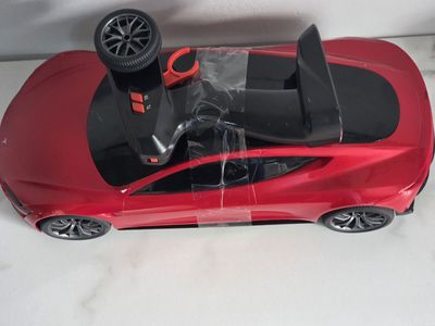 PRE-OWNED Mattel Hot Wheels red Tesla RC 2.4 GHZ