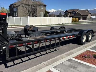 Goose neck 2 car hauler