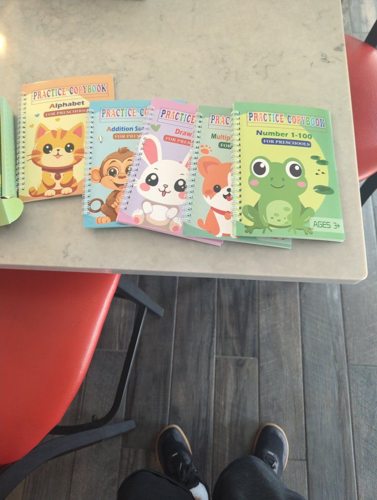 Magical Groove Practice Copybook Set for Preschoolers Ages 3+