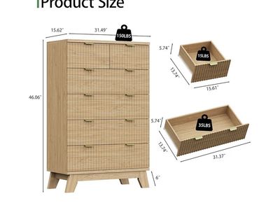 NEW Mid century dresser