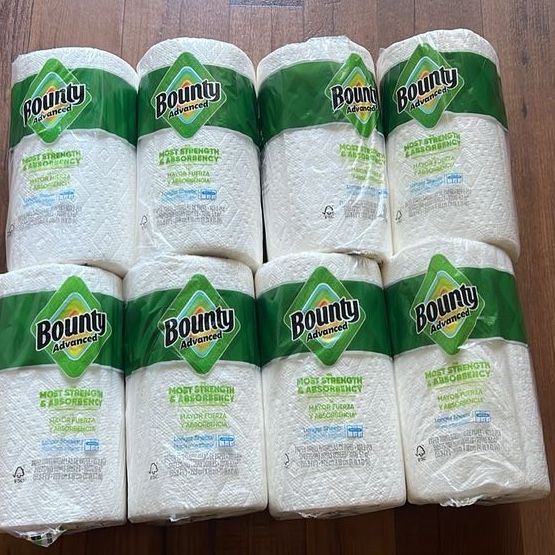 Bounty Advanced Paper Towel 2-ply Longer Sheets 8 Rolls