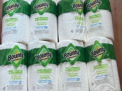 Bounty Advanced Paper Towel 2-ply Longer Sheets 8 Rolls