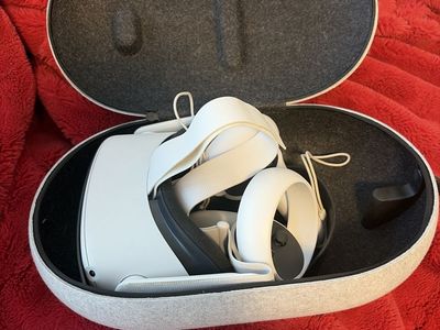 Meta Quest 2 (Oculus Quest 2) VR Headset 128GB White with Carrying Case…. OBO
