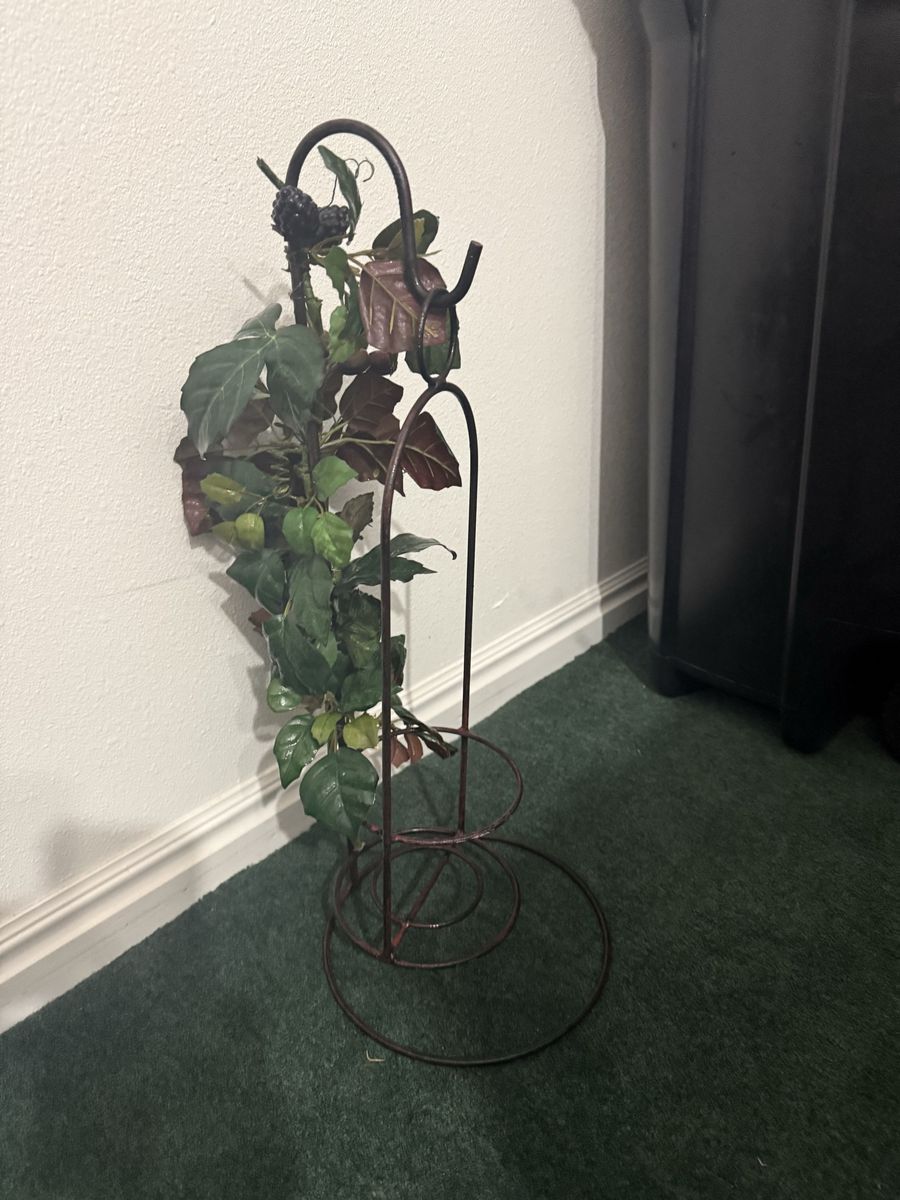 Candle Holder With Floral Arrangement