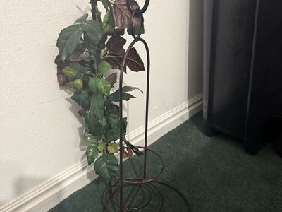 Candle Holder With Floral Arrangement