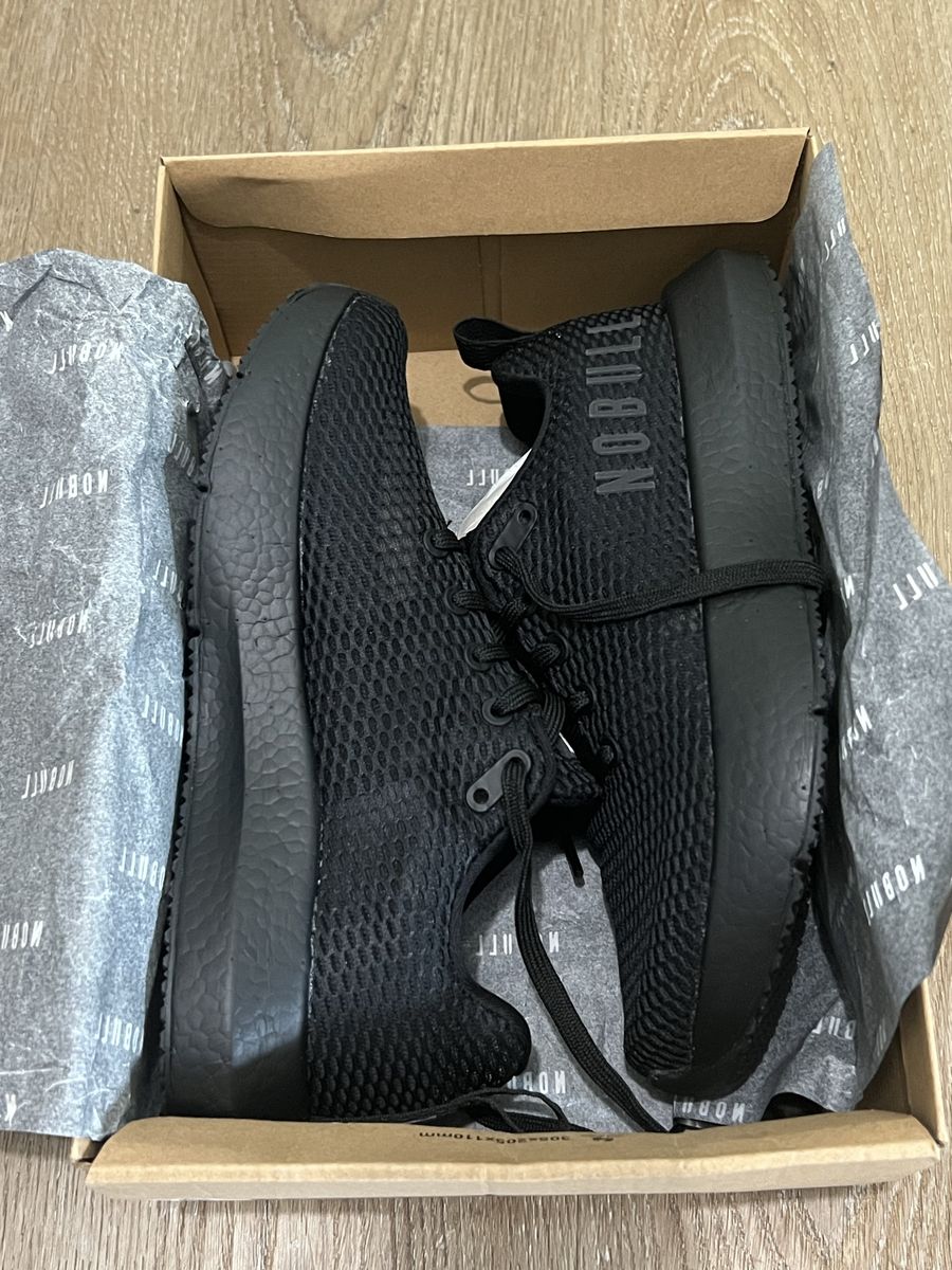 New NOBULL Drive Mesh Black Shoes M6 W7.5