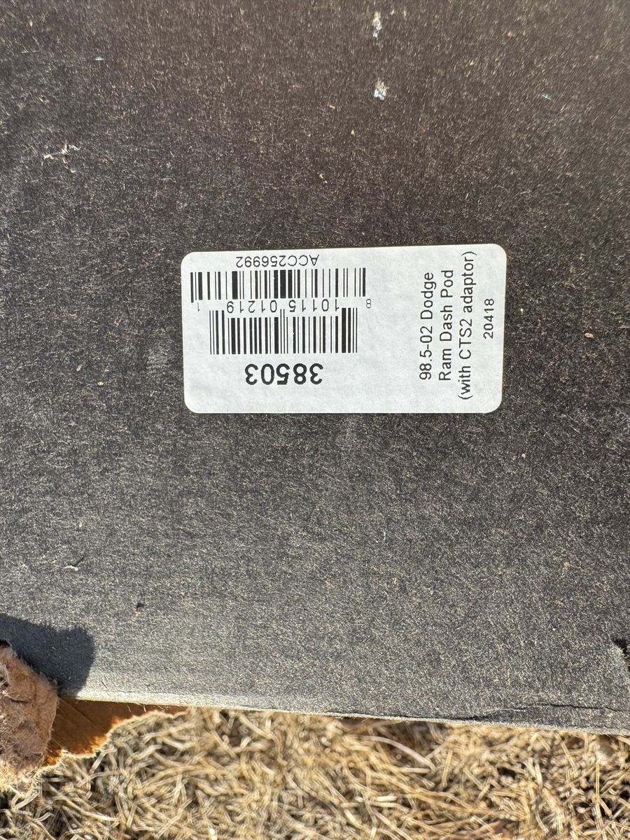 1998-2002 dodge ram edge CTS2 dash pod