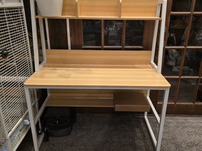 Desk with hutch