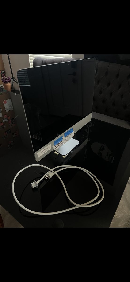 Apple iMac All-In-One Desktop Computer with Power Cable - Silver
