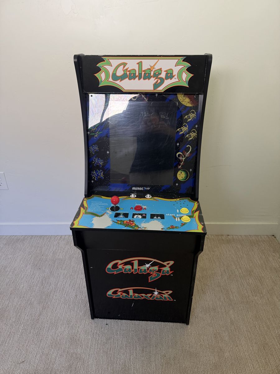 Arcade1Up Galaga Classic Arcade Machine - Smaller Size Retro Gaming Cabinet