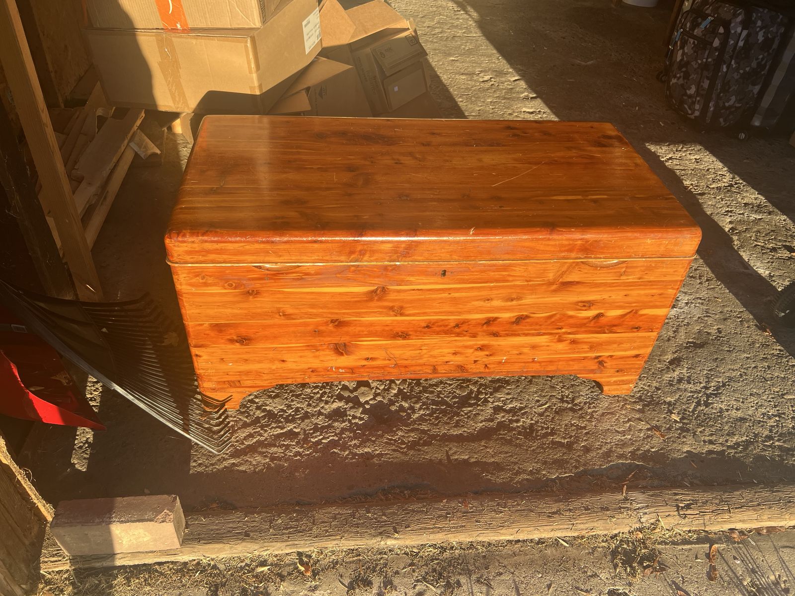 Sturdy Wooden Trunk