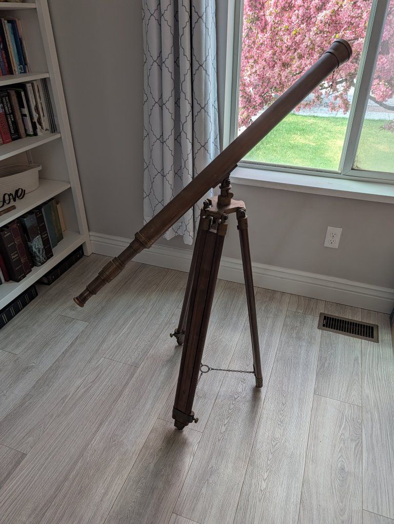 Vintage Brass Nautical Telescope