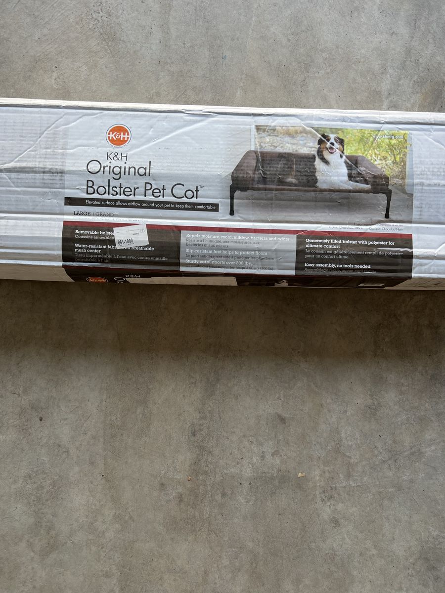 K&h Bolster Dog Cot And Bed