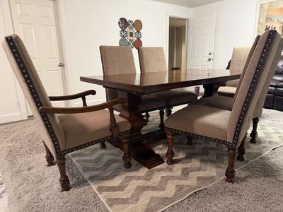 Solid Kitchen Table and Chairs