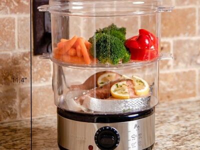 OVENTE 2 Tier Electric Food Steamer for Cooking e