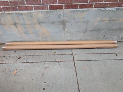 Cardboard shipping tubes 7 feet x 3 inches
