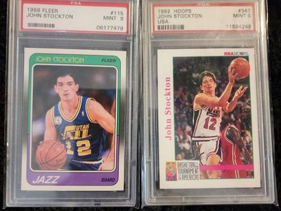 John Stockton PSA slabs