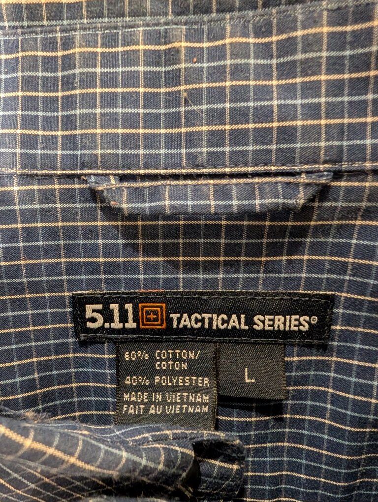 Nice 5.11 Tactical Mens Large Snap Button Shirt