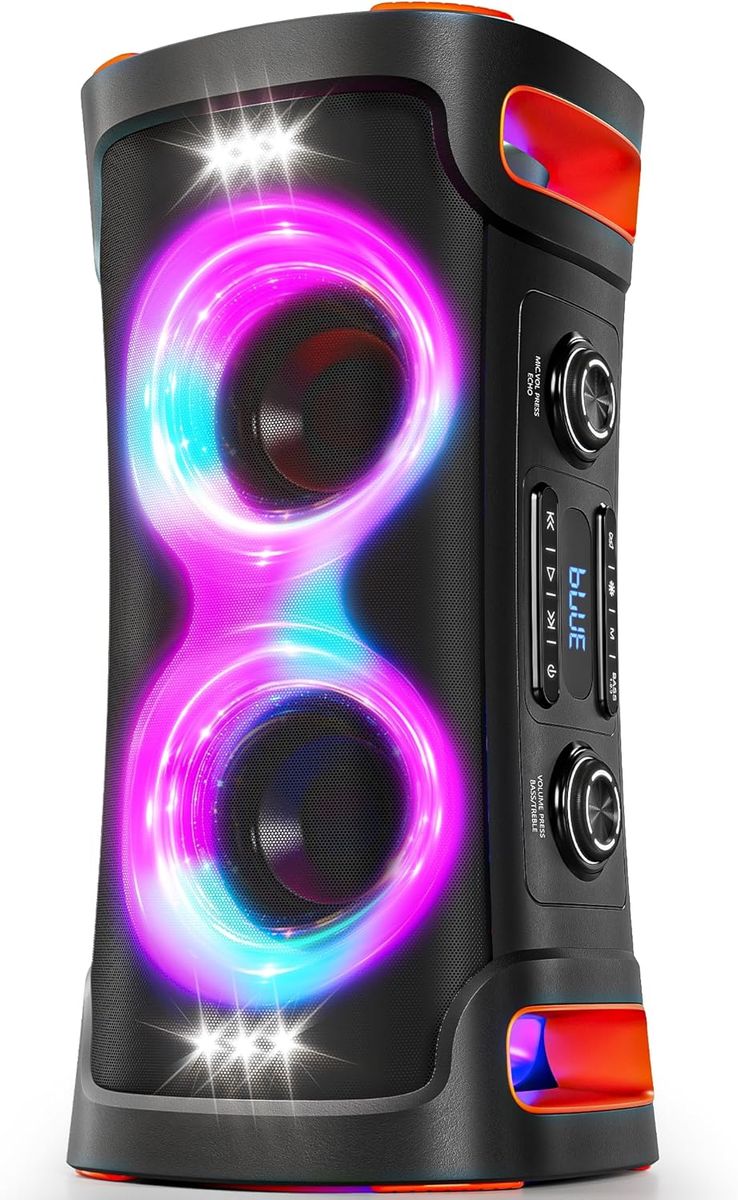 NEW Party Bluetooth Speaker: 300W Peak Powerful Loud Stereo Sound Deep Bass, Large Portable Wireless Speakers with Subwoofer