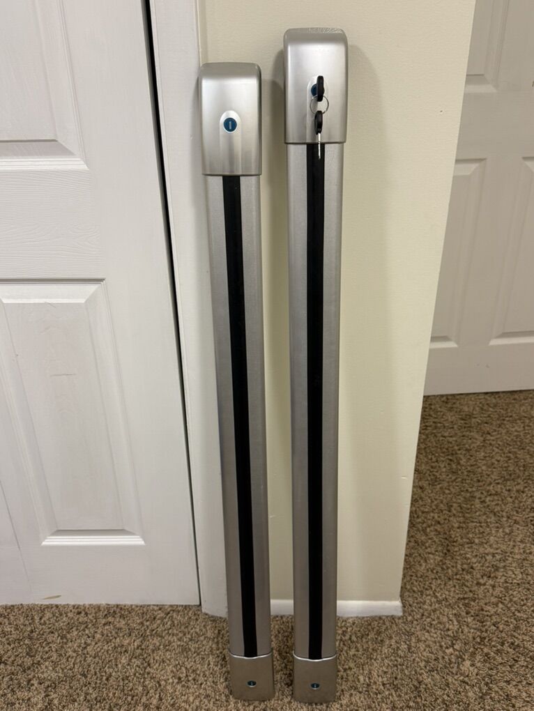 Raised Roof Rail Crossbars (Mercedes W166 chassis)