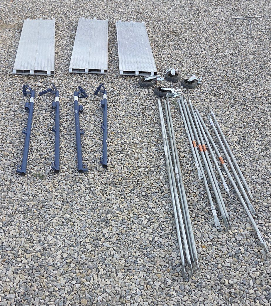 MetalTech Scaffolding Planks Pins Guardrail Feet