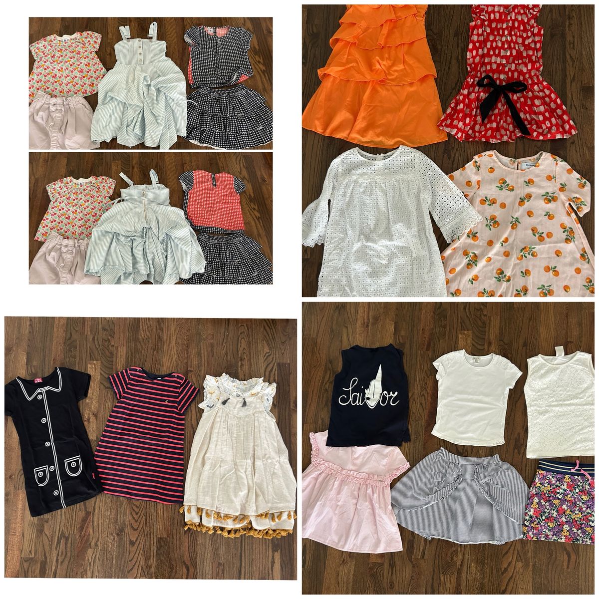 Girls Size 5-7 Bundle 31 Pieces Of Designer/High End Brands