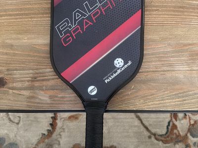 Rally Graphite PXL Pickleball Paddle Set with 12 Outdoor Balls never used