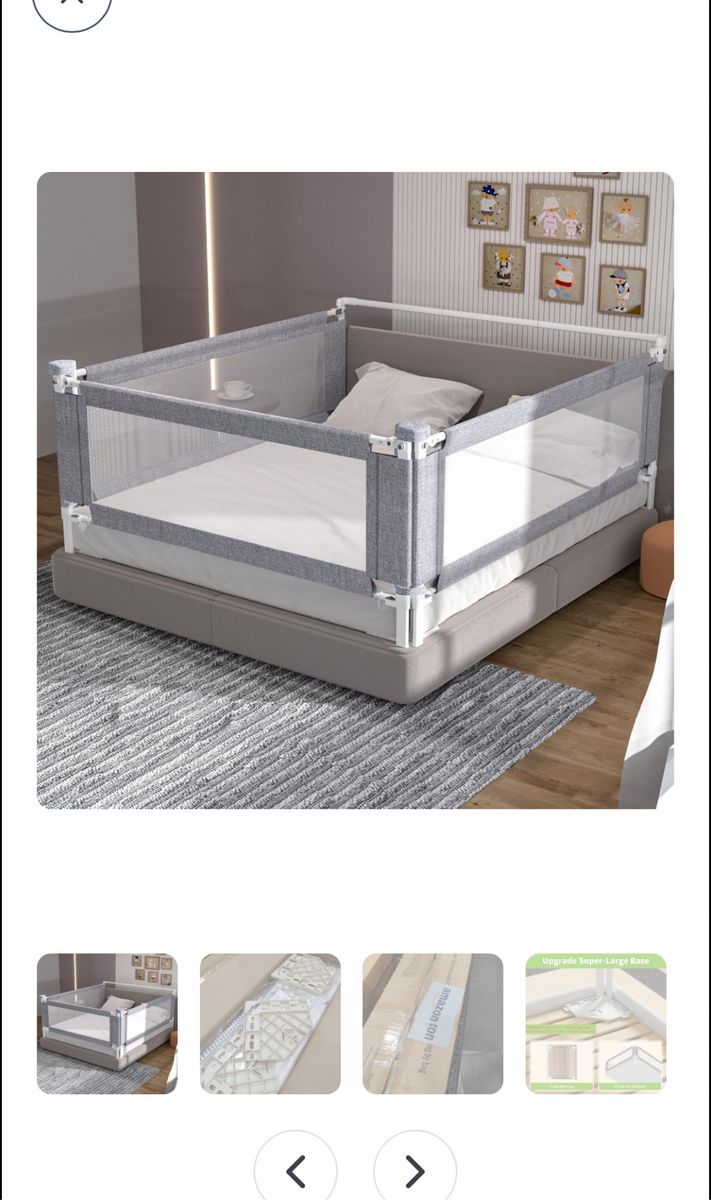 Toddler rails for bed