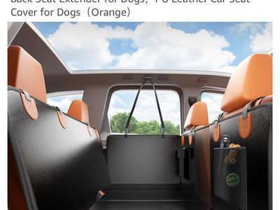 Back Seat Extender for Dogs, Car Seat Cover dogs