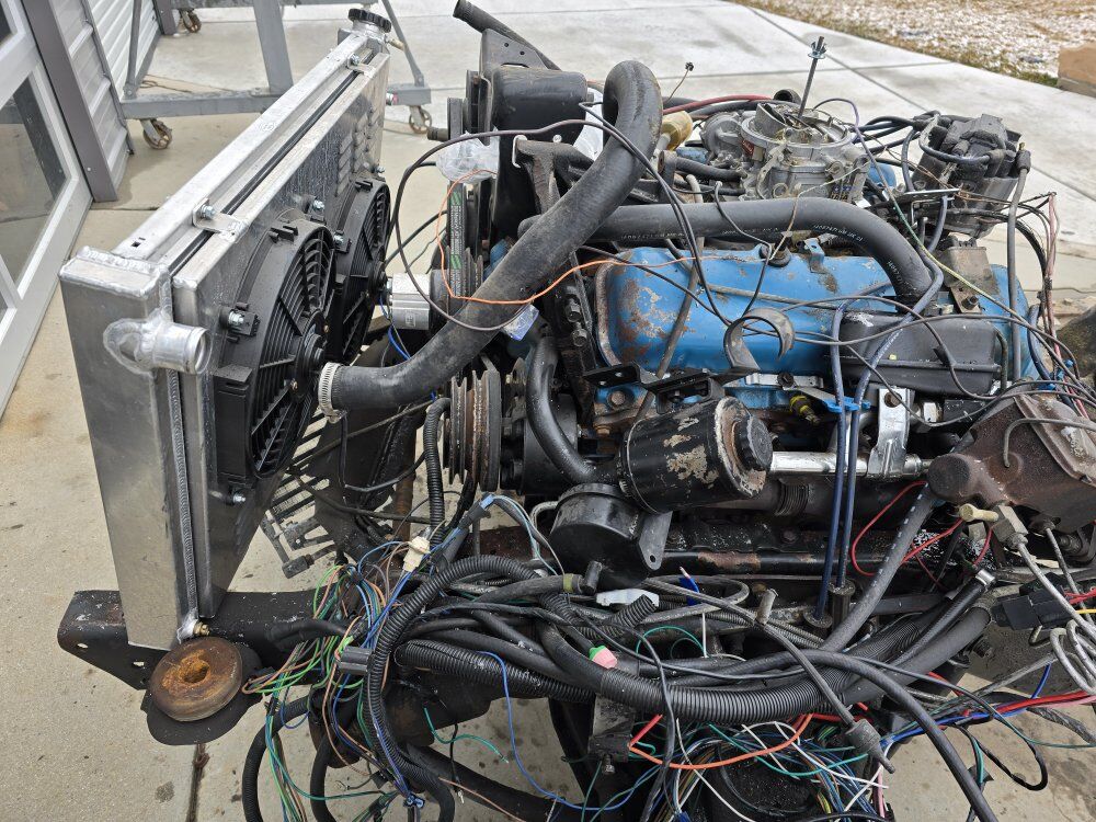 Big block chevy engine