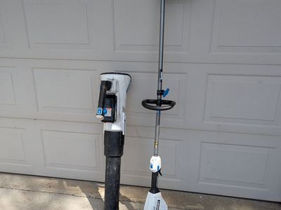 Hart 40V Brushless Outdoor Power Tool Combo Kit String Trimmer and Leaf Blower