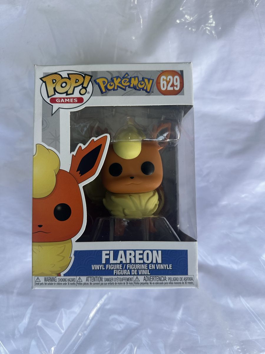 Funko POP! Games Pokémon 629 Flareon Vinyl Figure - New In Box