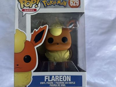 Funko POP! Games Pokémon 629 Flareon Vinyl Figure - New In Box