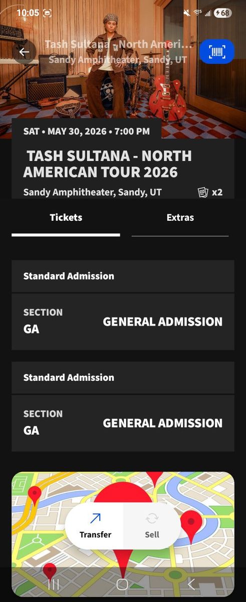 2 Tash Sultana tickets