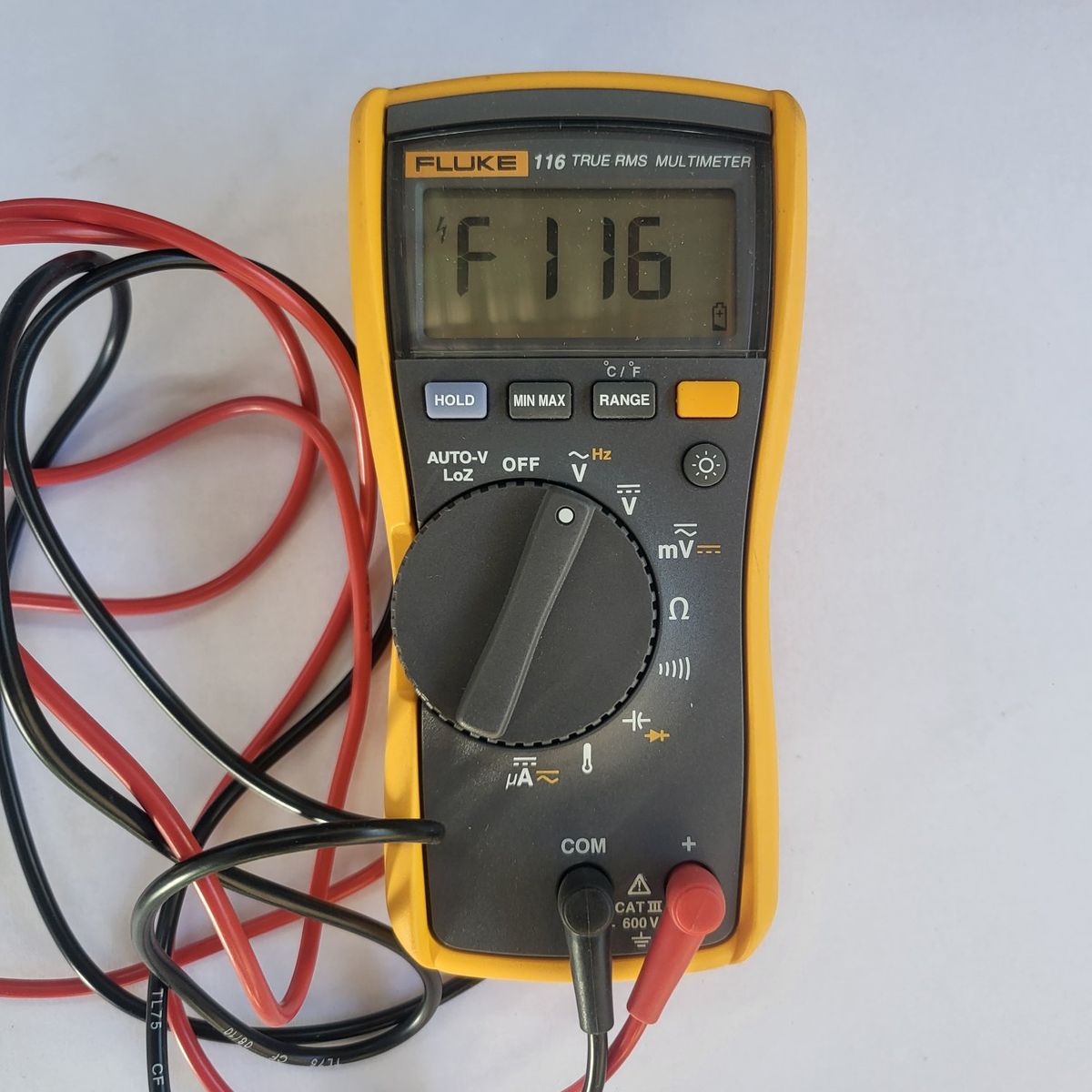 Fluke 116 True RMS Digital Multimeter with Test Leads