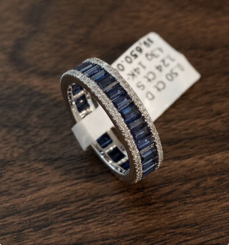 Sapphire & Diamond band