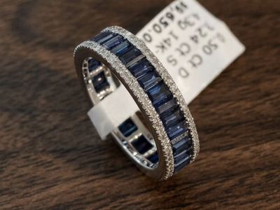 Sapphire & Diamond band
