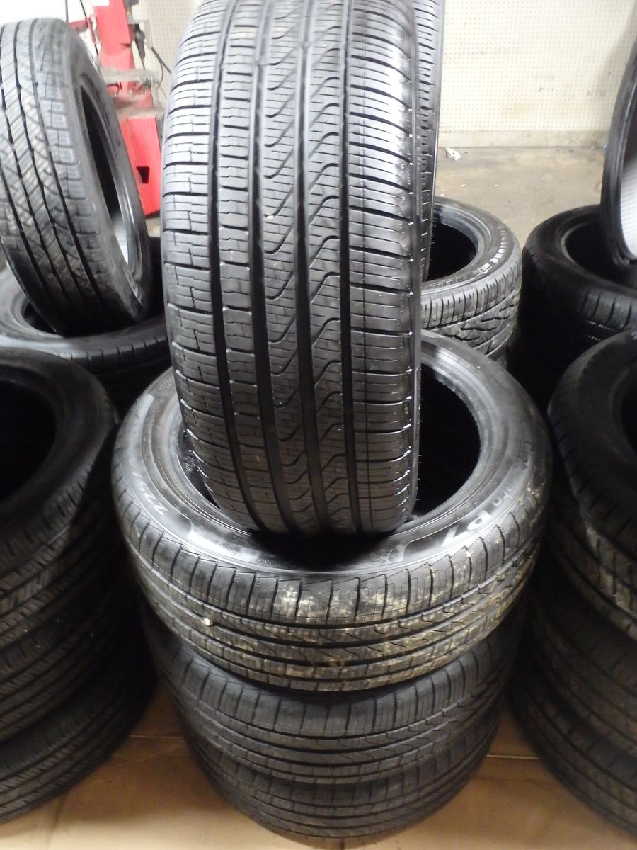 225/45R17 PIRELLI CINTURATO P7 SET OF USED TIRES