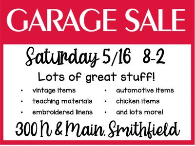 Garage Yard Sale
