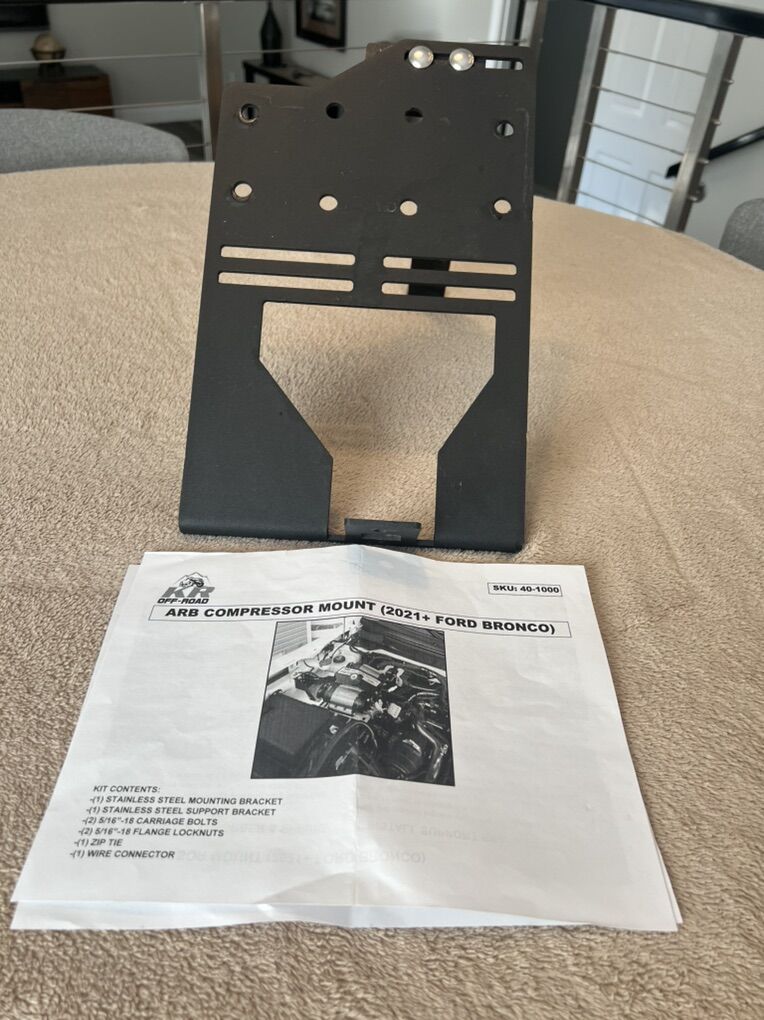 KR Offroad Bronco ARB Twin Compressor Mount