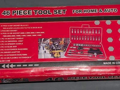 46 Piece Brand New Tool Set