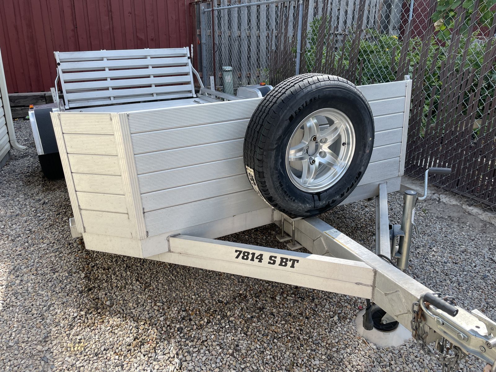 2015 Aluma 7814 S BT Aluminum UTV / Utility Trailer – $3,795 OBO