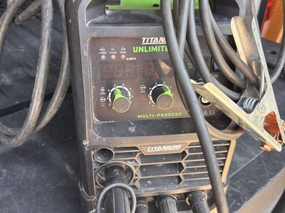 Titanium Unlimited 140 Multi-Process Welder (MIG, TIG, Stick) in great working condition