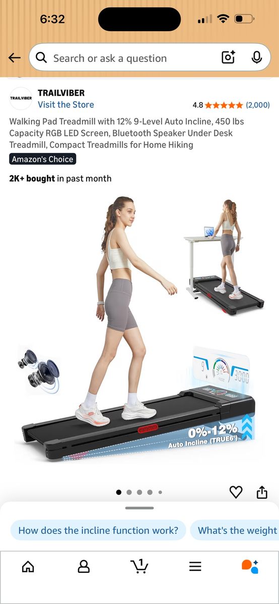 Trailviber Walking Pad Treadmill