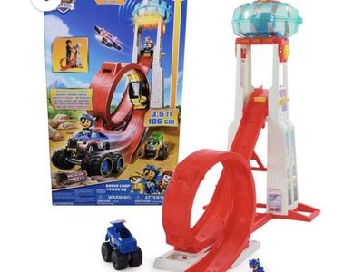 Paw patrol tower with vehicles