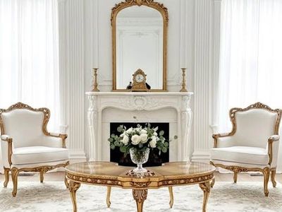 Kidney Bean Table French Provincial