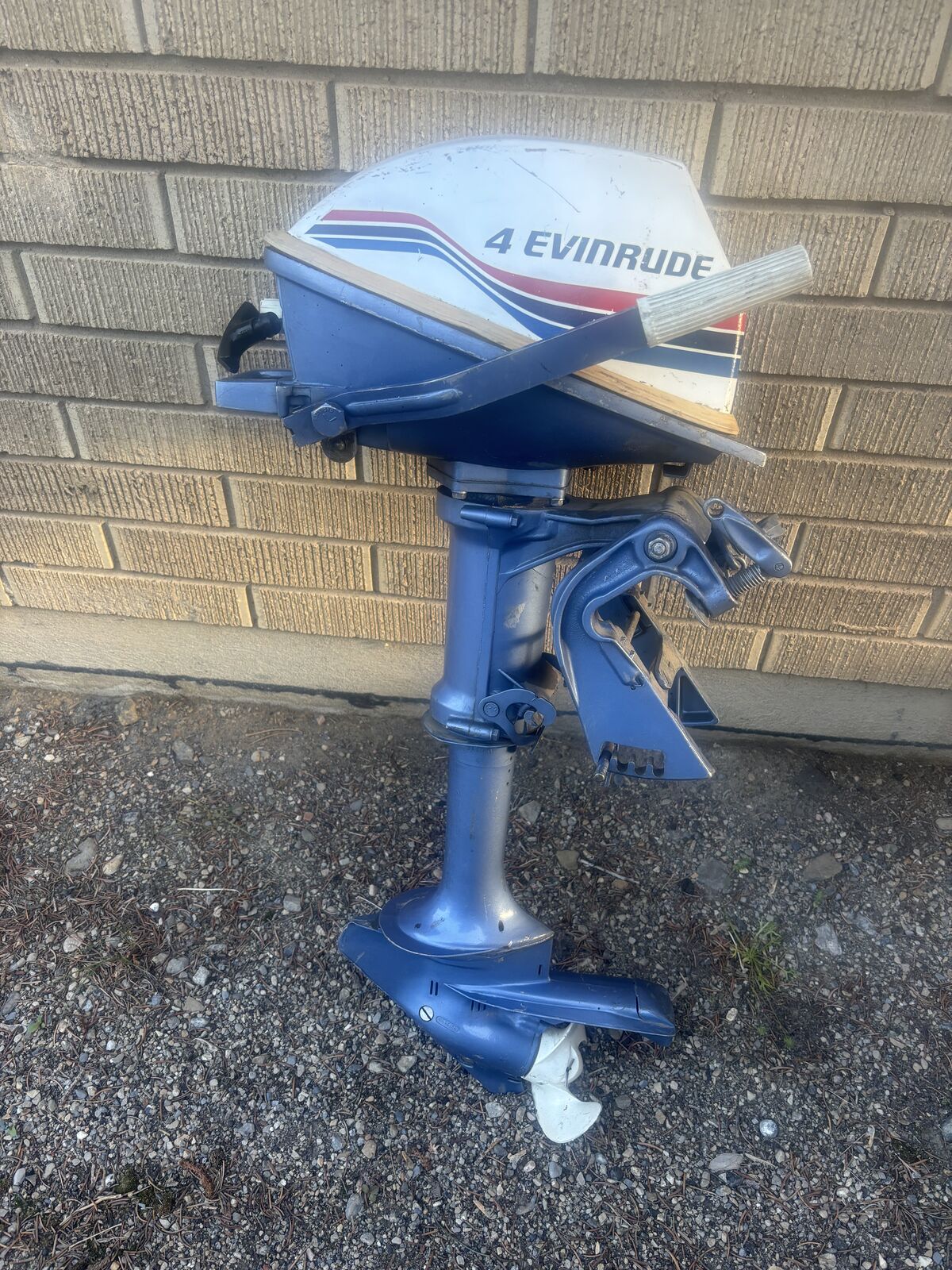 Antique decorative 4 HP Evinrude motor