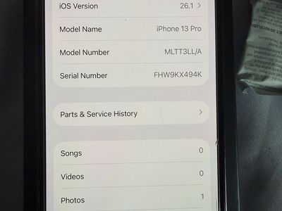 Apple iPhone 13 Pro 128GB (Unlocked) - Sierra Blue, Excellent Condition, iOS 26.1