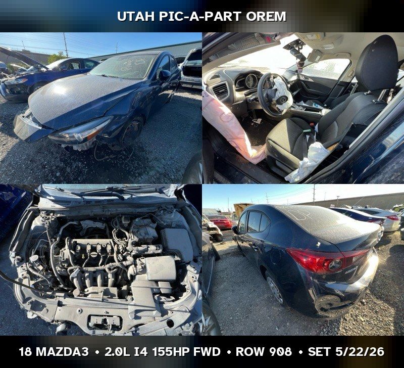 2018 Mazda Mazda3 Parts - UTPAP Orem